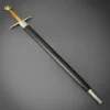 15th C Hand-and-a-Half Bastard Sword – Blunt Steel