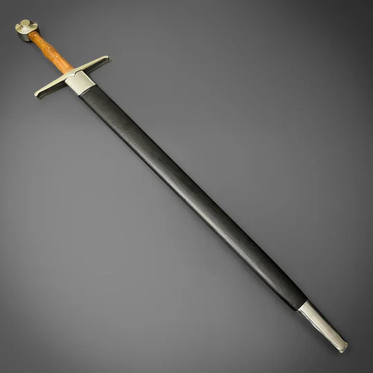 15th C Hand-and-a-Half Bastard Sword – Blunt Steel