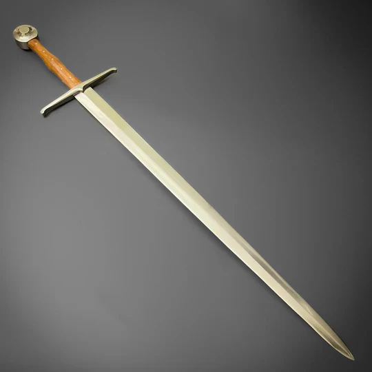 15th C Hand-and-a-Half Bastard Sword – Blunt Steel