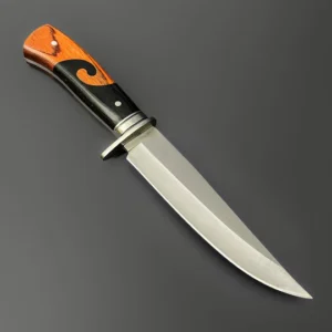 Full Tang Clip-Point Hunting Knife – Two Tone Handle