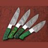Hand-Forged Damascus Steel Chef Knife Set