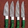 Hand-Forged Damascus Steel Chef Knife Set