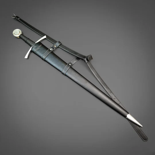 Iron Oathblade – Medieval Arming Sword with Scabbard