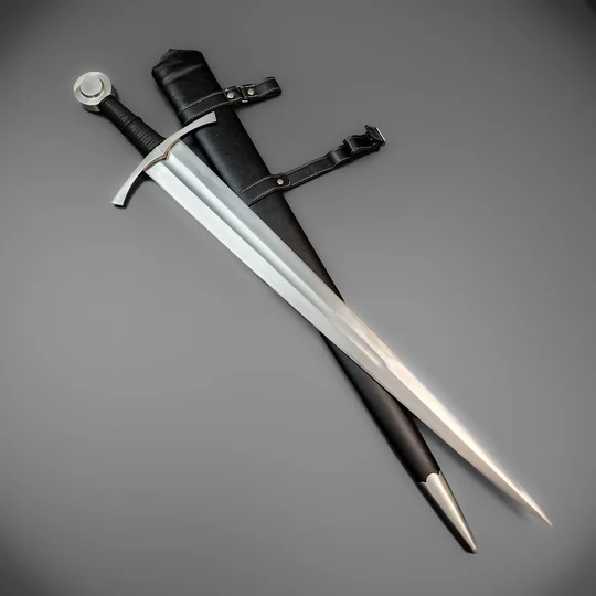 Iron Oathblade – Medieval Arming Sword with Scabbard