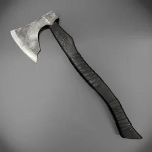 Mjölnir’s Echo – Viking Axe with Rune Engraving