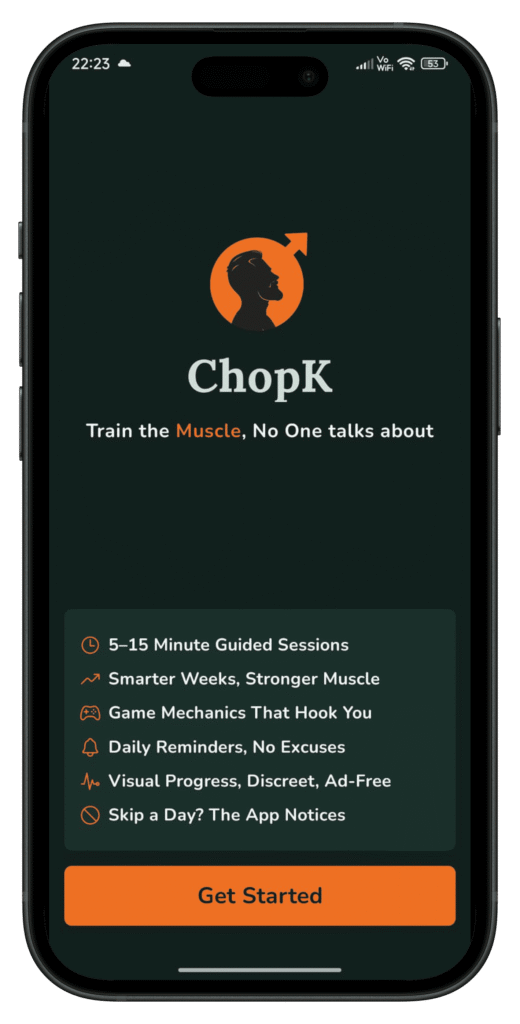ChopK - Kegel - Pelvic Floor Training - App
